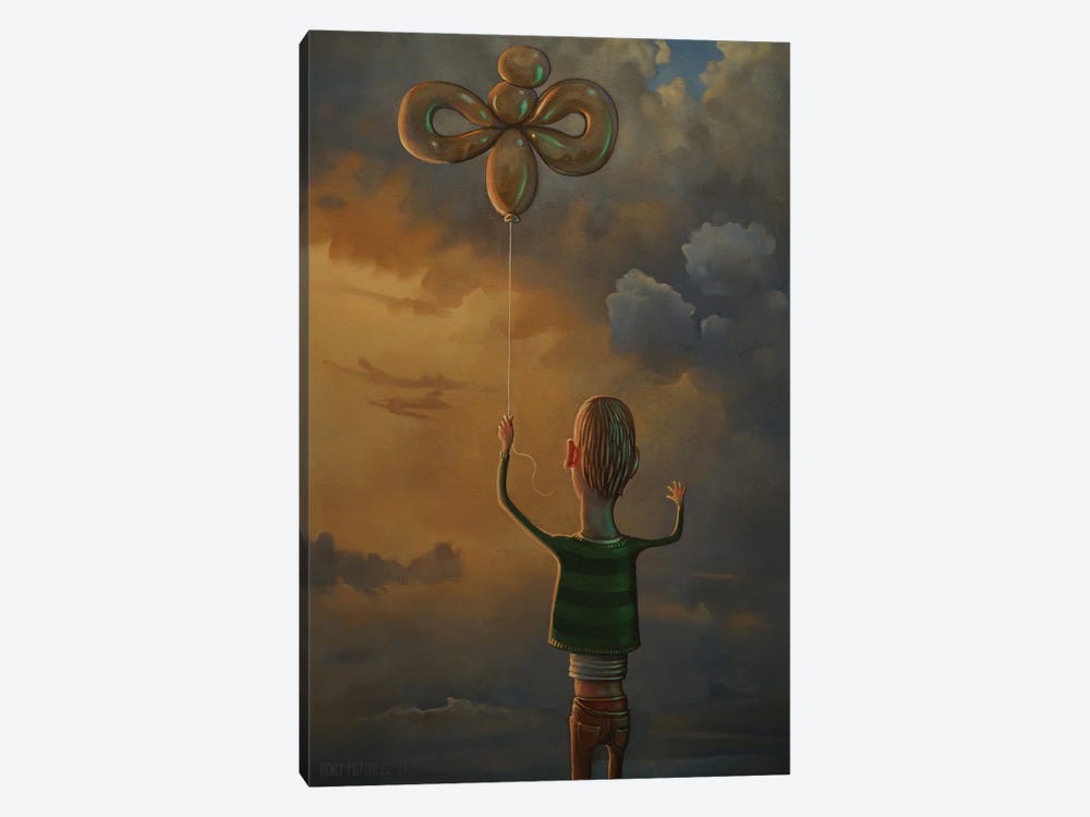Helium Angel by Rory Mitchell 1-piece Art Print