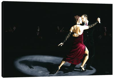 The Rhythm Of Tango Canvas Art Print - Tango Art