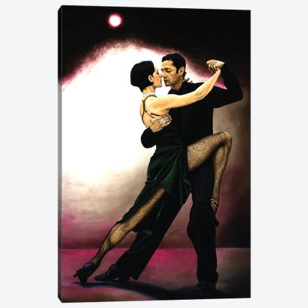 The Temptation Of Tango Canvas Print #RYO101} by Richard Young Canvas Art Print