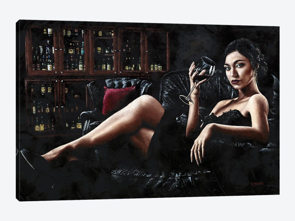 After Dinner by Richard Young 1-piece Canvas Artwork