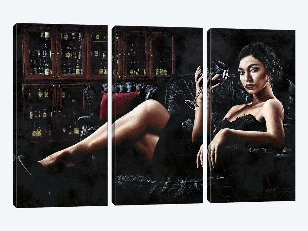 After Dinner by Richard Young 3-piece Canvas Wall Art