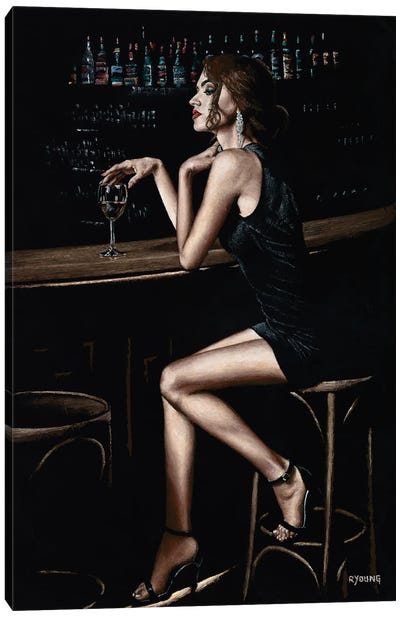 Lady In Waiting Canvas Art Print - Richard Young