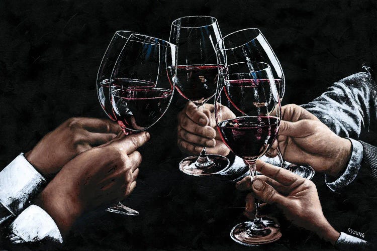 A Toast To Friendship by Richard Young wall art