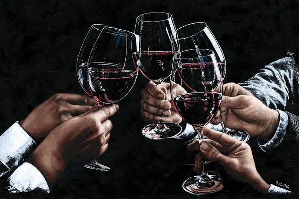 Richard Young: A Toast To Friendship by Richard Young