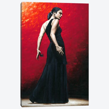 Flamenco Arrogancia Canvas Print #RYO17} by Richard Young Canvas Art Print