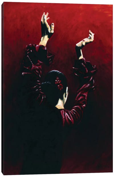 Flamenco Fire Canvas Art Print - Flamenco