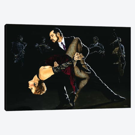 For The Love Of Tango Canvas Print #RYO20} by Richard Young Canvas Art Print