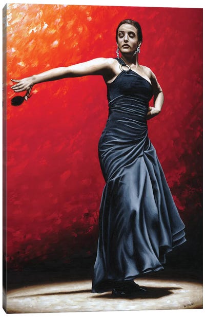 La Nobleza Del Flamenco Canvas Art Print - Flamenco