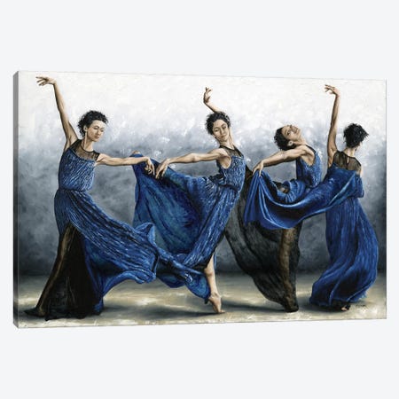Sequential Dancer Canvas Print #RYO37} by Richard Young Art Print