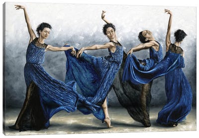 Sequential Dancer Canvas Art Print - Richard Young