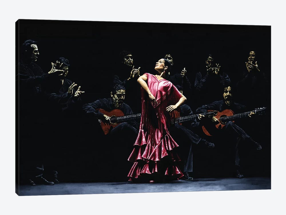 Bailarina Orgullosa Del Flamenco by Richard Young 1-piece Canvas Art