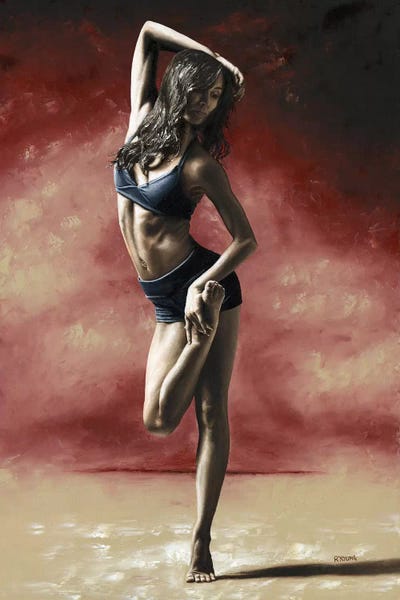 Sultry Dancer by Richard Young multi panel art
