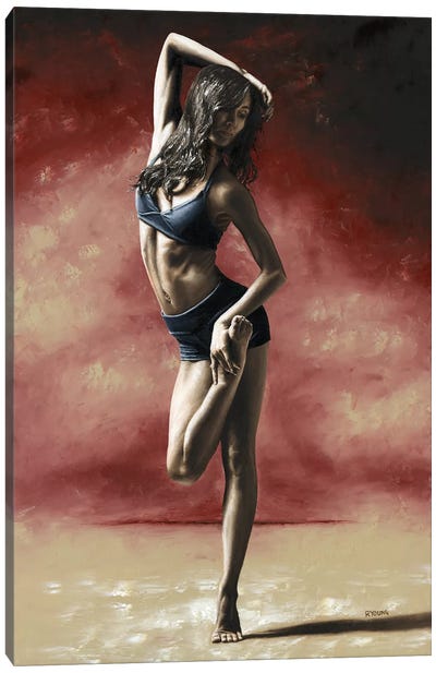 Sultry Dancer Canvas Art Print - Richard Young