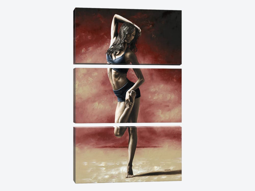 Sultry Dancer by Richard Young 3-piece Canvas Print