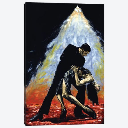 The Intoxication Of Tango Canvas Print #RYO44} by Richard Young Canvas Artwork