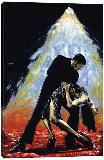 The Intoxication Of Tango Canvas Art Print - Richard Young