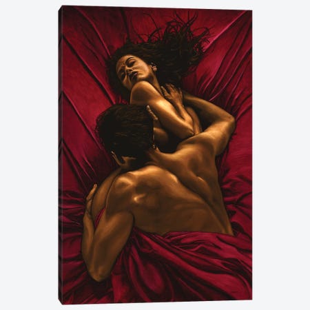 The Passion Canvas Print #RYO45} by Richard Young Canvas Wall Art