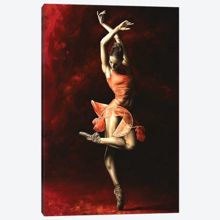 The Passion Of Dance Canvas Print #RYO46} by Richard Young Canvas Art