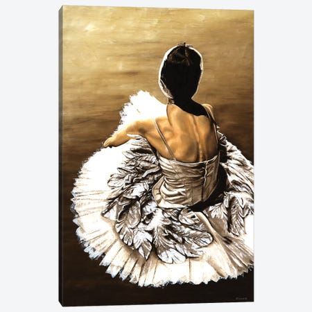 Waiting In The Wings Canvas Print #RYO50} by Richard Young Canvas Art