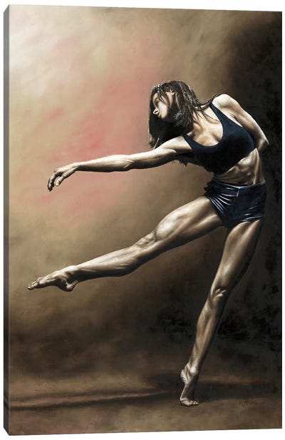 With Strength And Grace Canvas Art Print - Richard Young