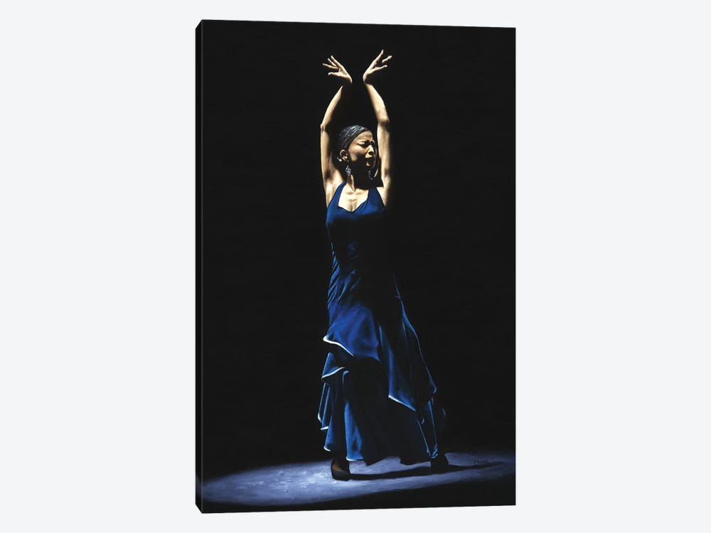 Bailarina A Solas Del Flamenco (Solo Flamenco Dancer) by Richard Young 1-piece Canvas Print