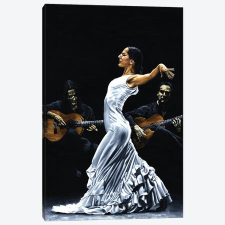 Concentracion Del Funcionamiento Del Flamenco Canvas Print #RYO5} by Richard Young Canvas Wall Art