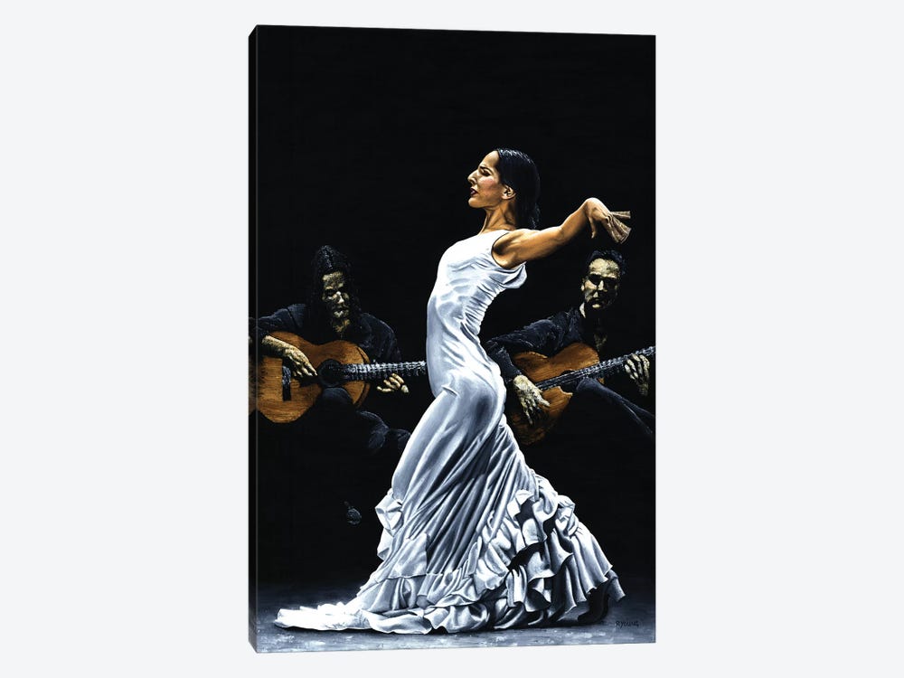 Concentracion Del Funcionamiento Del Flamenco by Richard Young 1-piece Canvas Wall Art