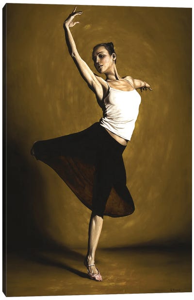 Elegant Dancer Canvas Art Print - Richard Young