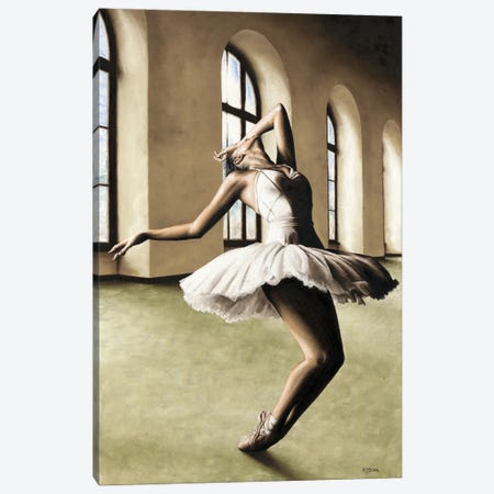 Halcyon Ballerina Canvas Print #RYO74} by Richard Young Art Print