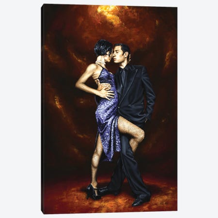 Held In Tango Canvas Print #RYO77} by Richard Young Canvas Print