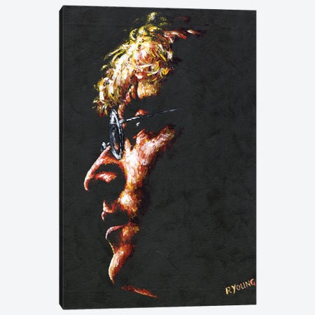 Imagine John Lennon Canvas Print #RYO79} by Richard Young Canvas Artwork
