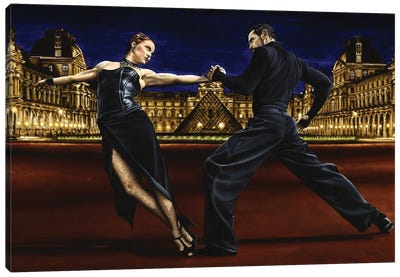 Last Tango In Paris Canvas Art Print - Tango Art