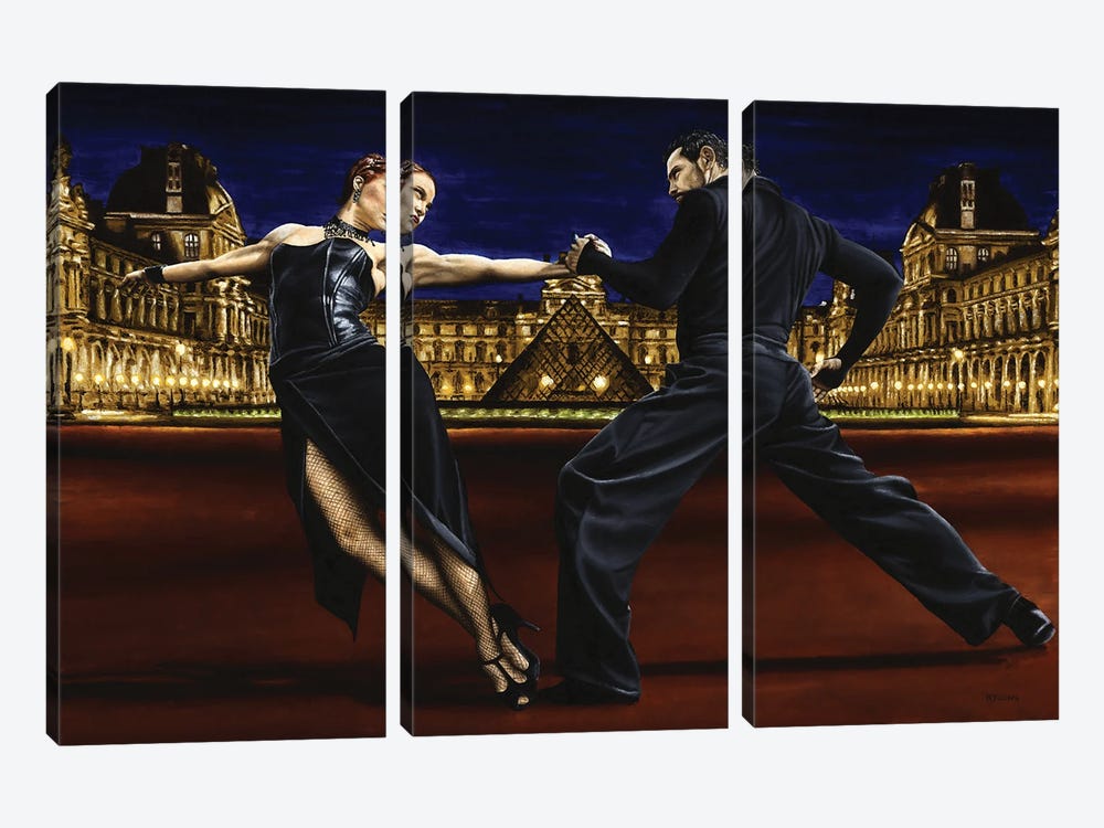 Last Tango In Paris by Richard Young 3-piece Canvas Art Print