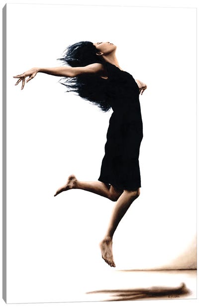 Leap Into The Unknown Canvas Art Print - Ballet Art