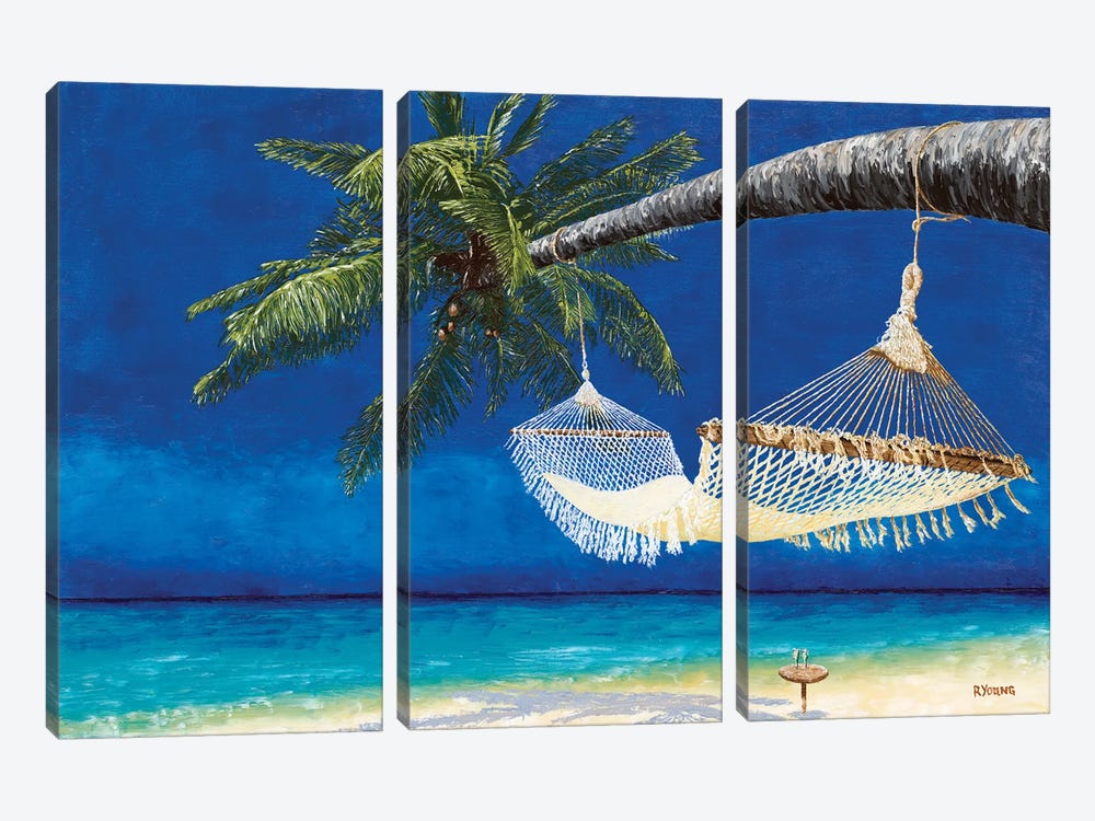 Life's A Beach II by Richard Young 3-piece Canvas Artwork