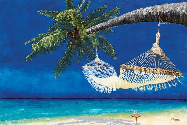 Large Coastal Art - Canvas Prints: Life's A Beach II by Richard Young