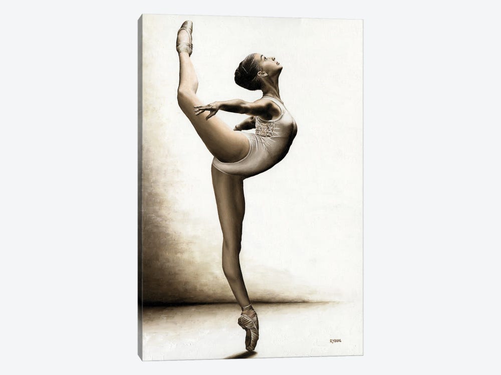 Musing Dancer by Richard Young 1-piece Canvas Wall Art