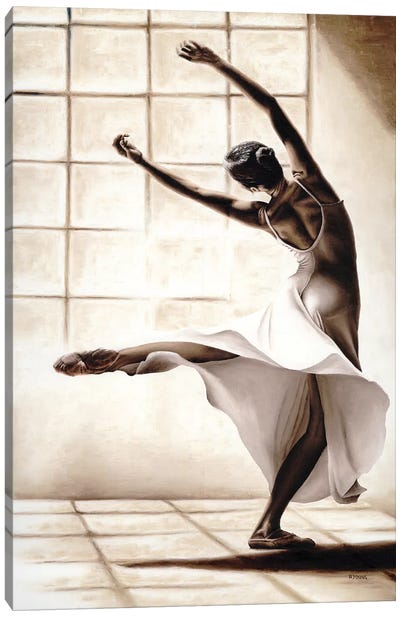 Dance Finesse Canvas Art Print - Dancer Art