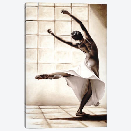 Dance Finesse Canvas Print #RYO8} by Richard Young Canvas Print