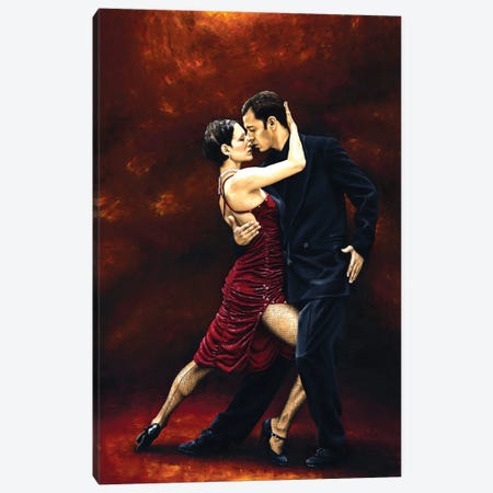 That Tango Moment Canvas Print #RYO97} by Richard Young Canvas Print