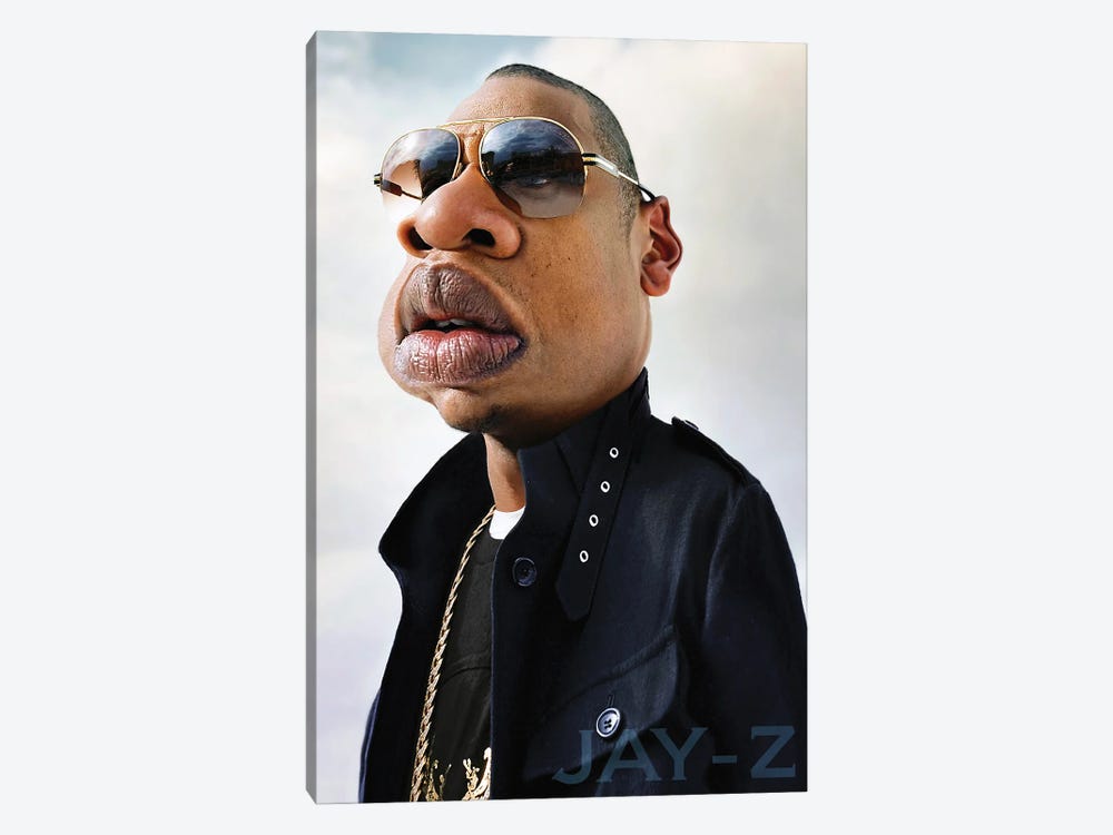 Jay Z I by Rodney Pike 1-piece Canvas Artwork