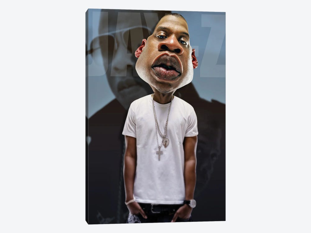 Jay Z Ii by Rodney Pike 1-piece Canvas Art Print