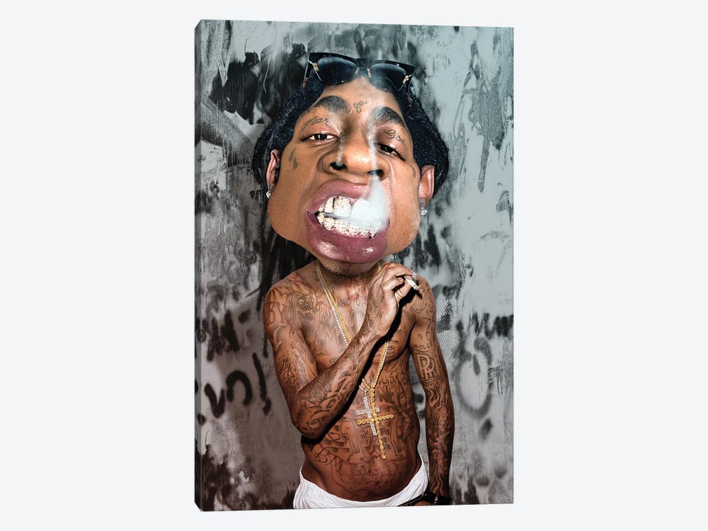 Lil Wayne by Rodney Pike 1-piece Art Print