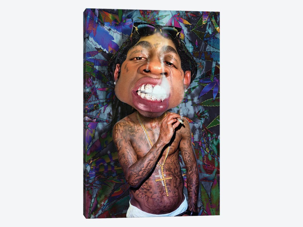 Lil Wayne II by Rodney Pike 1-piece Canvas Artwork