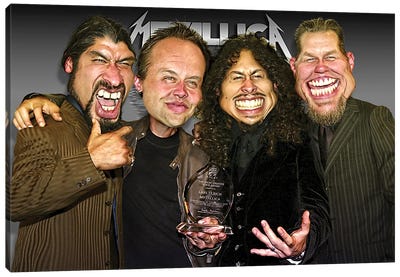 Metallica Canvas Art Print - Heavy Metal Art