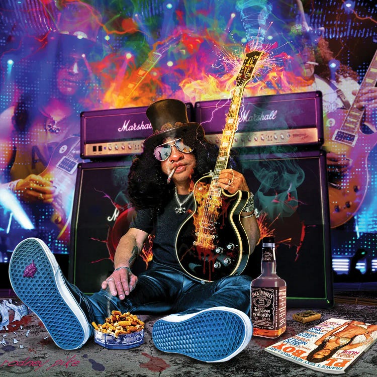 Slash by Rodney Pike wall art