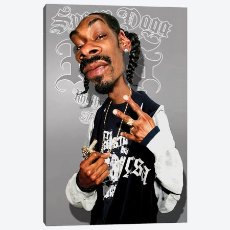 Snoop Dogg Canvas Print #RYP60} by Rodney Pike Canvas Artwork