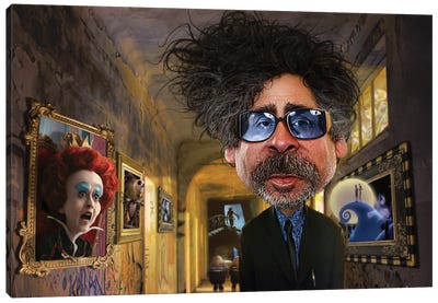 Tim Burton One Man Show Canvas Art Print - The Nightmare Before Christmas