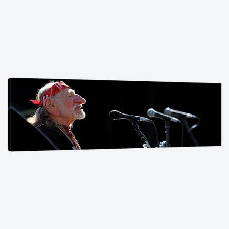 Willie Nelson Canvas Print #RYP78} by Rodney Pike Canvas Print