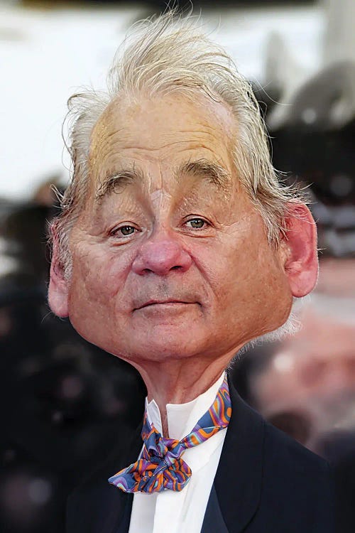 Bill Murray Red Carpet by Rodney Pike wall art